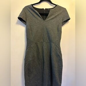 Grey mini banana republic dress